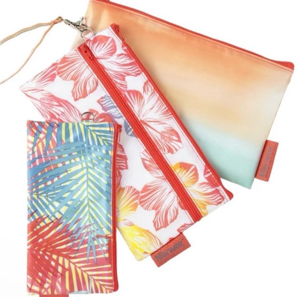 Set of three Travel Bags, sizes small, medium and large with removable strap.